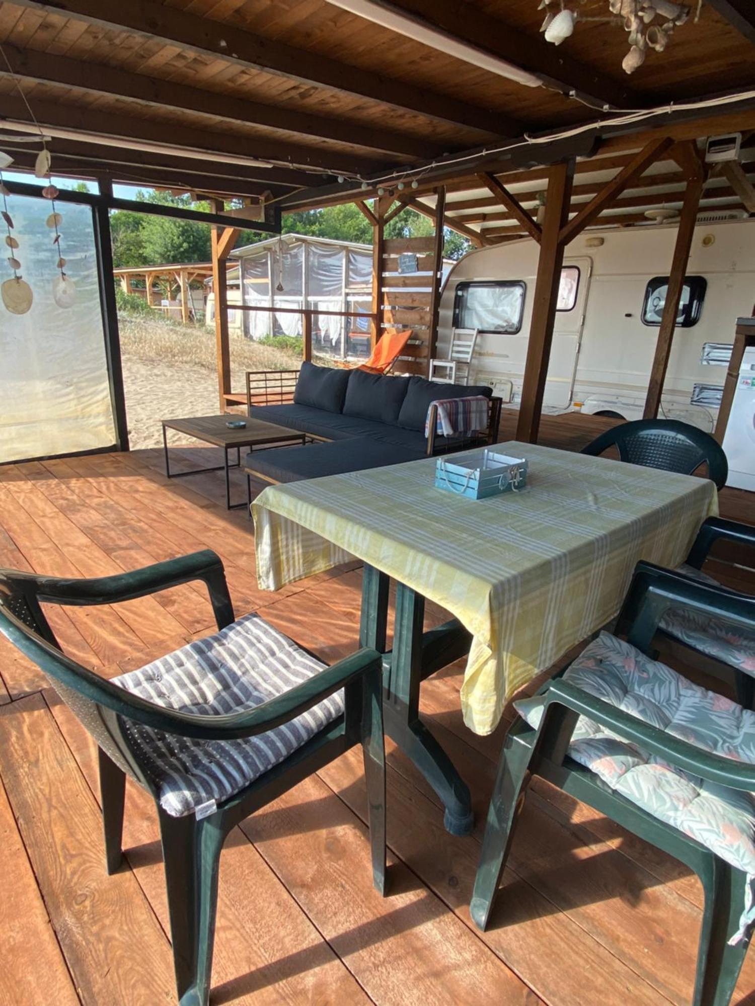 Sea Caravan On The Beach Kiten  Ngoại thất bức ảnh