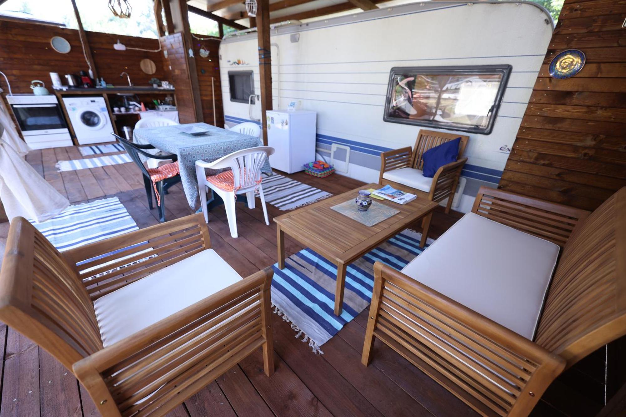 Sea Caravan On The Beach Kiten  Ngoại thất bức ảnh